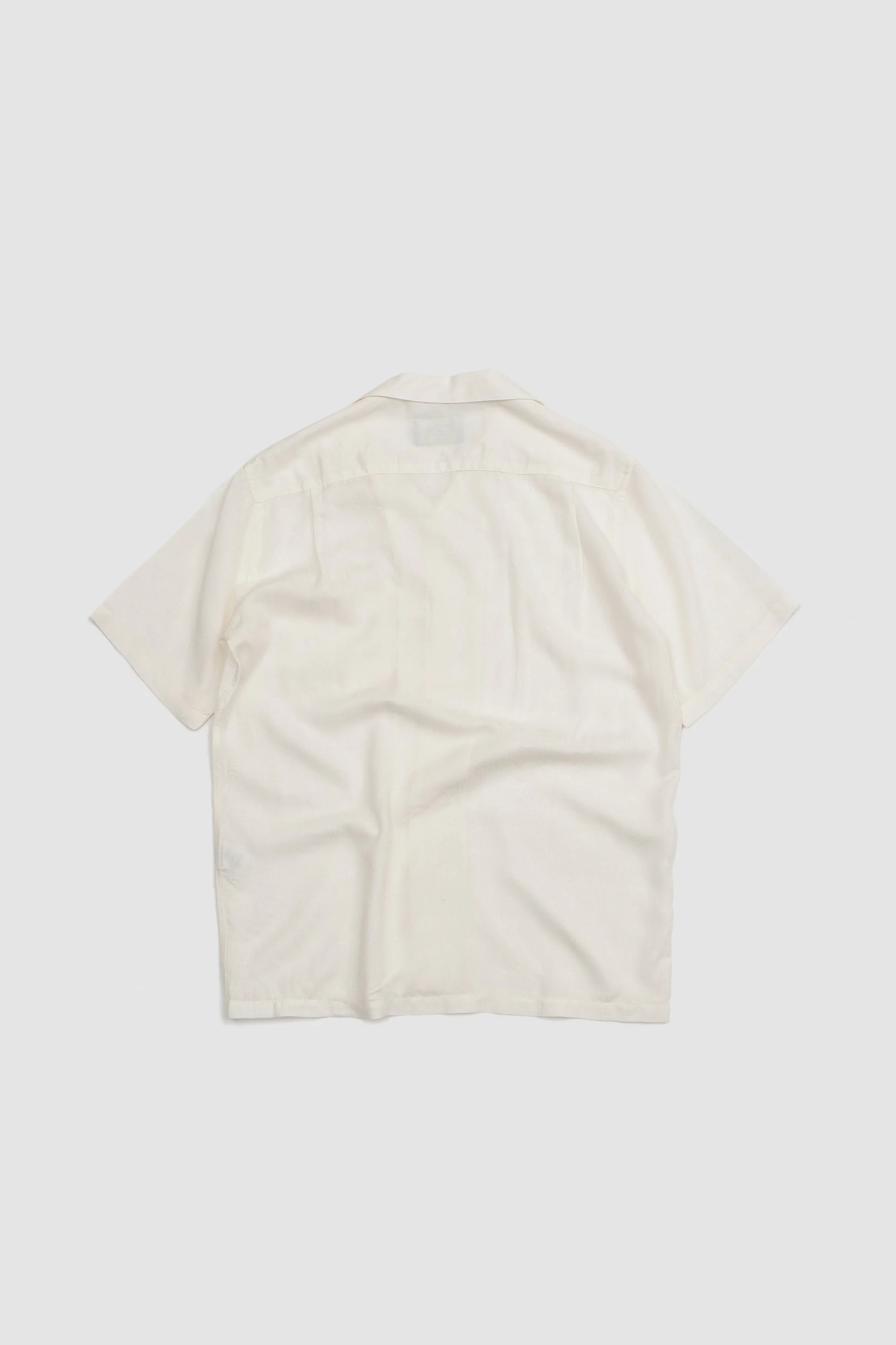 Modal Jacquard Palm Tree Shirt White - Image 5