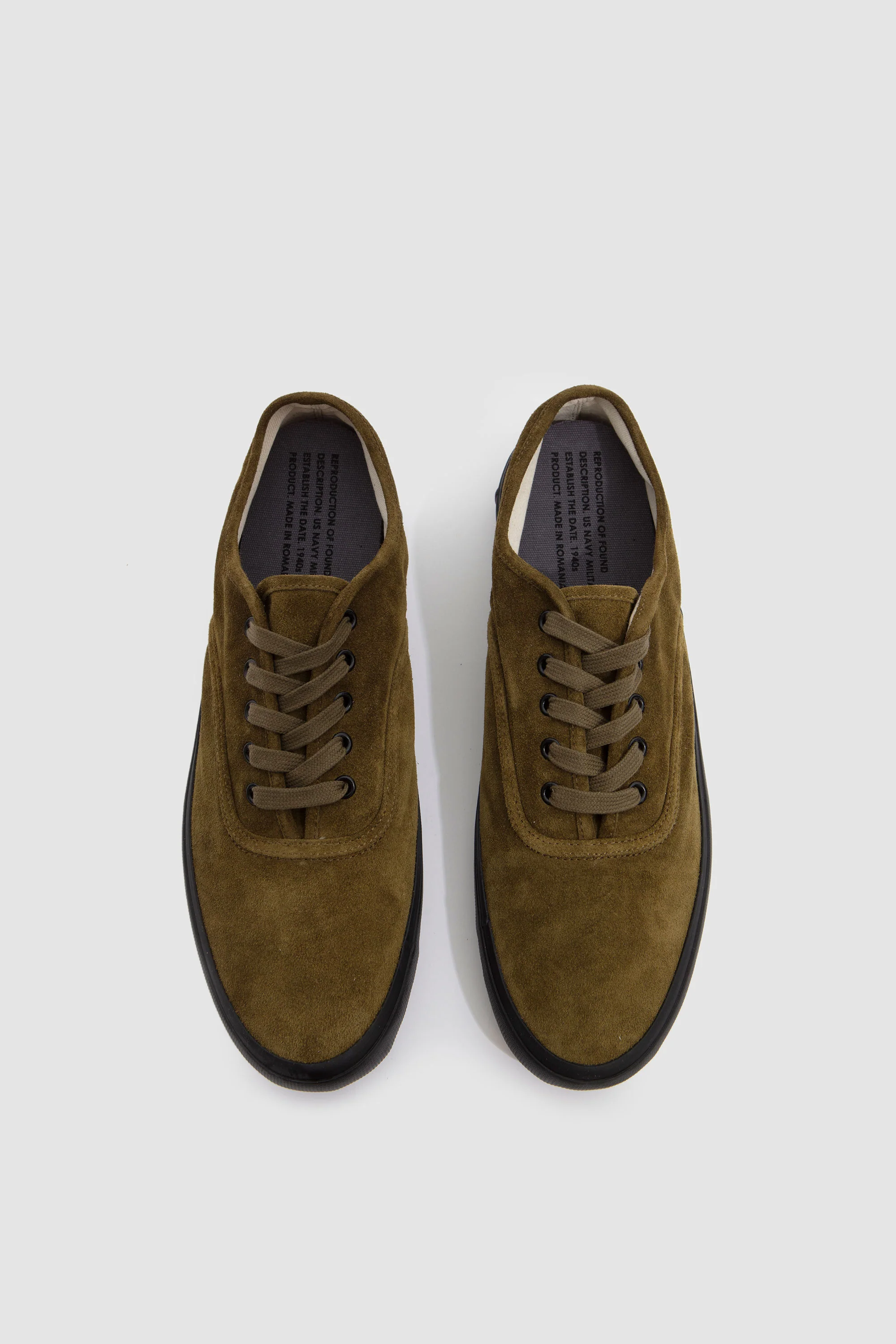 US Navy Military Olive Suede/ Black Sole - Image 4
