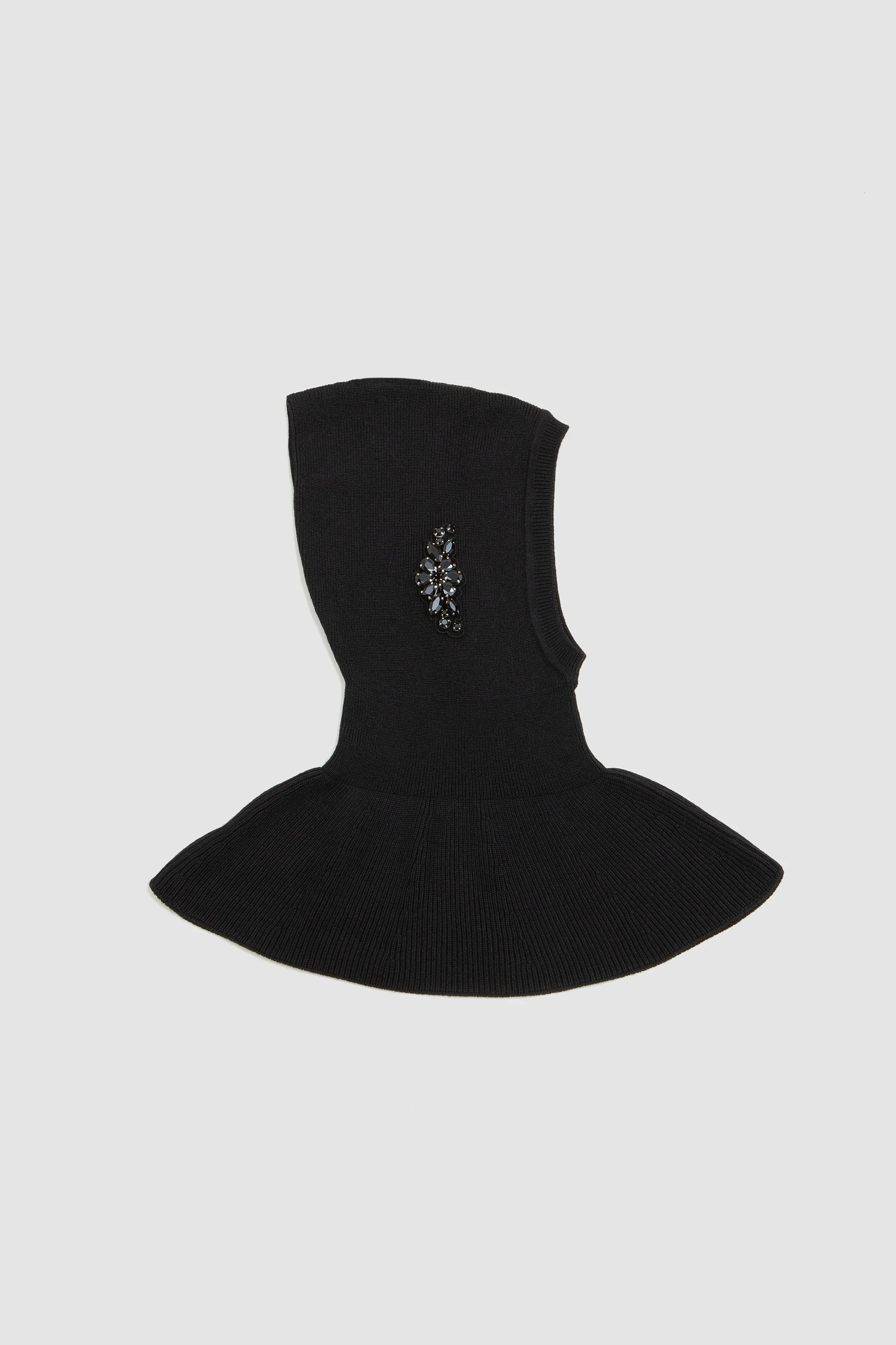 Embellished Pointed Balaclava Black/Jet - Image 2