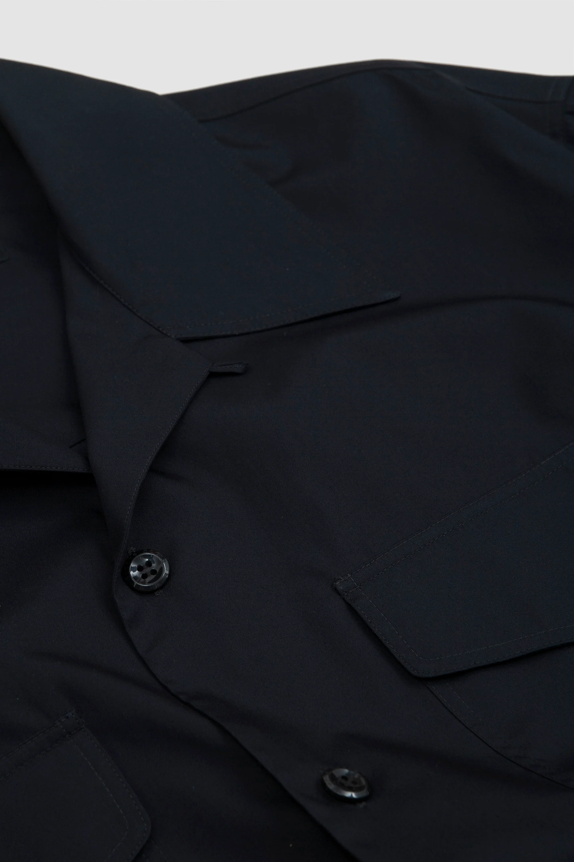 Relaxed SS Shirt W/ Trim Black/Black - Image 3
