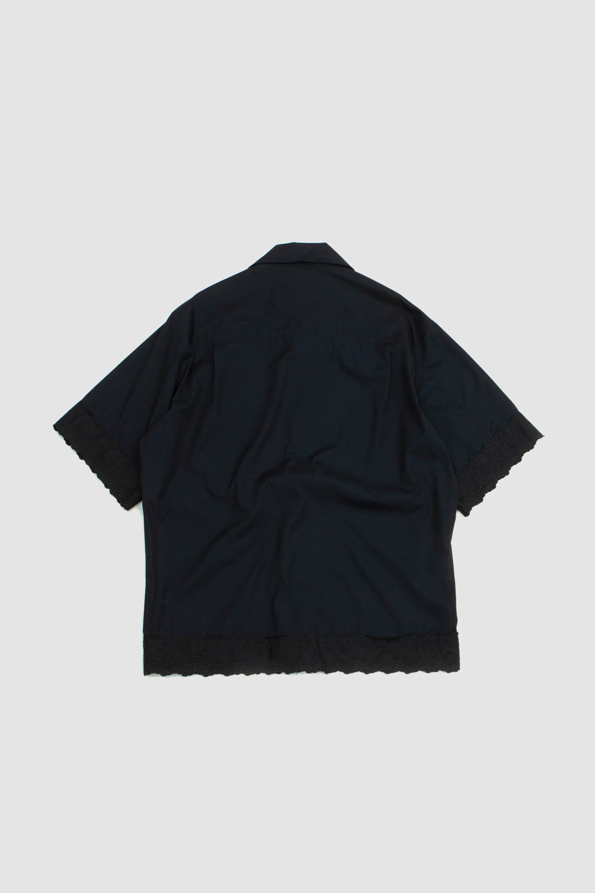 Relaxed SS Shirt W/ Trim Black/Black - Image 5