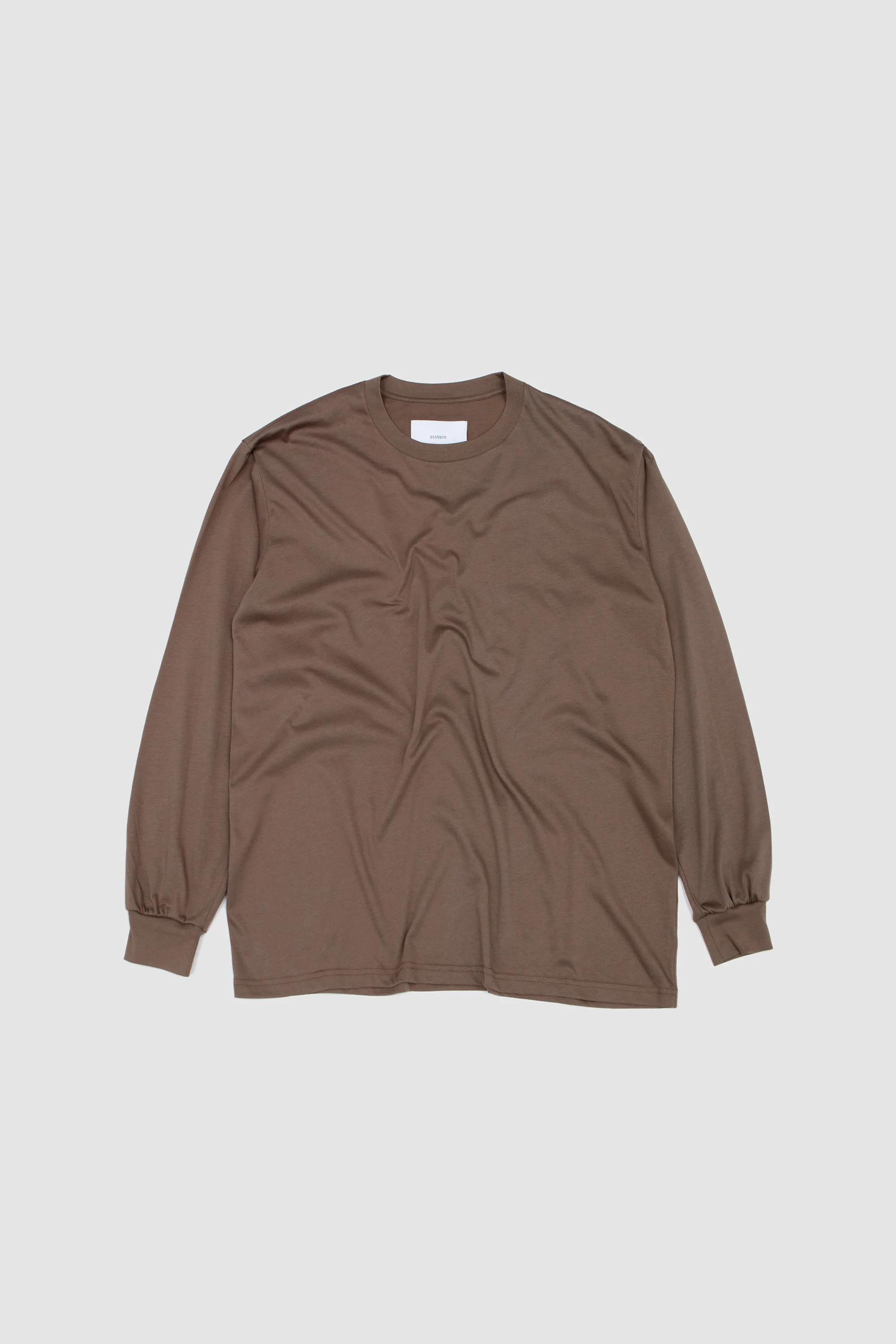 Suvin Cotton Basic LS Tee Khaki