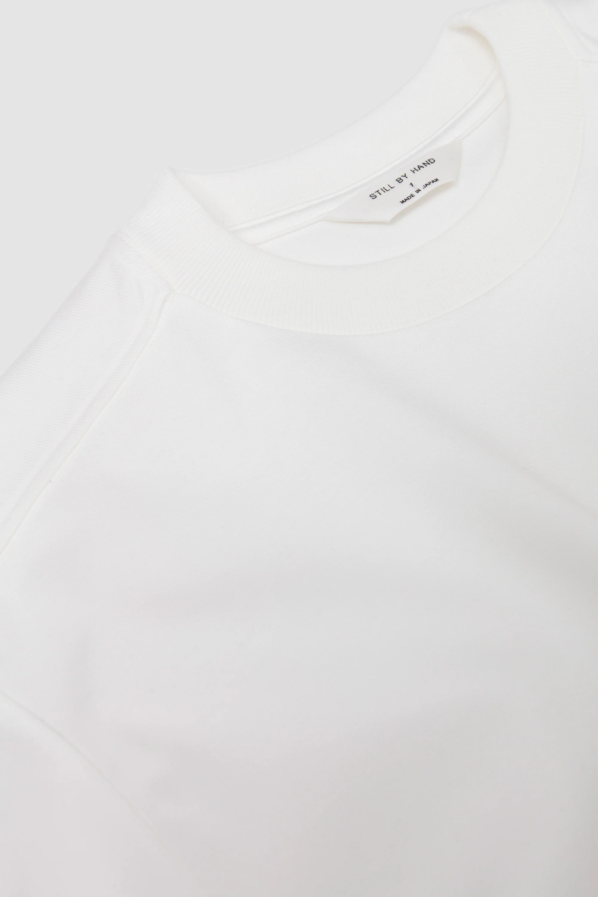 Half Sleeve Sweatshirt White - Image 3