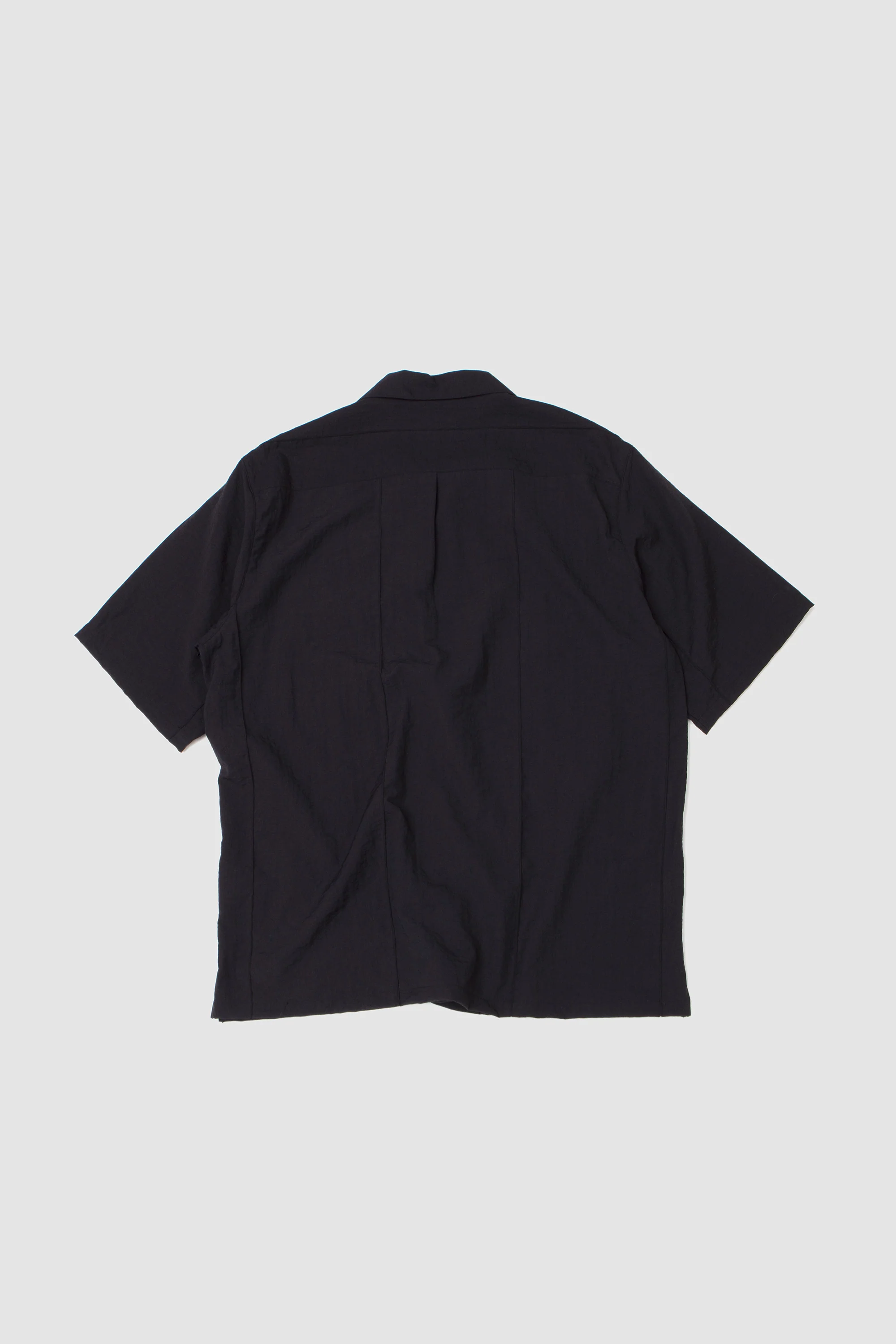 Pin Tuck Half Sleeve Shirt Black - Image 5