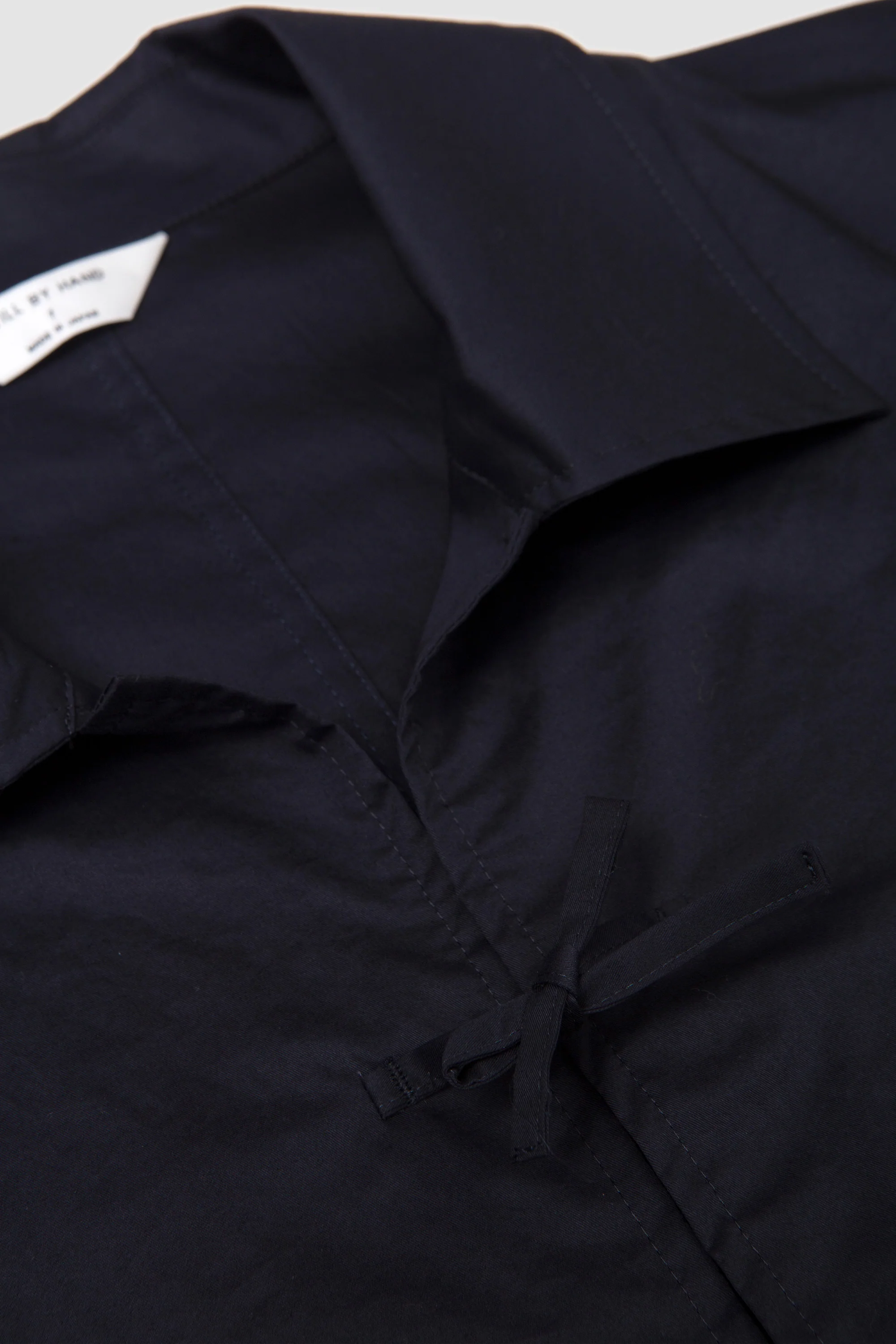 String Front Over Shirt Dark Navy - Image 3