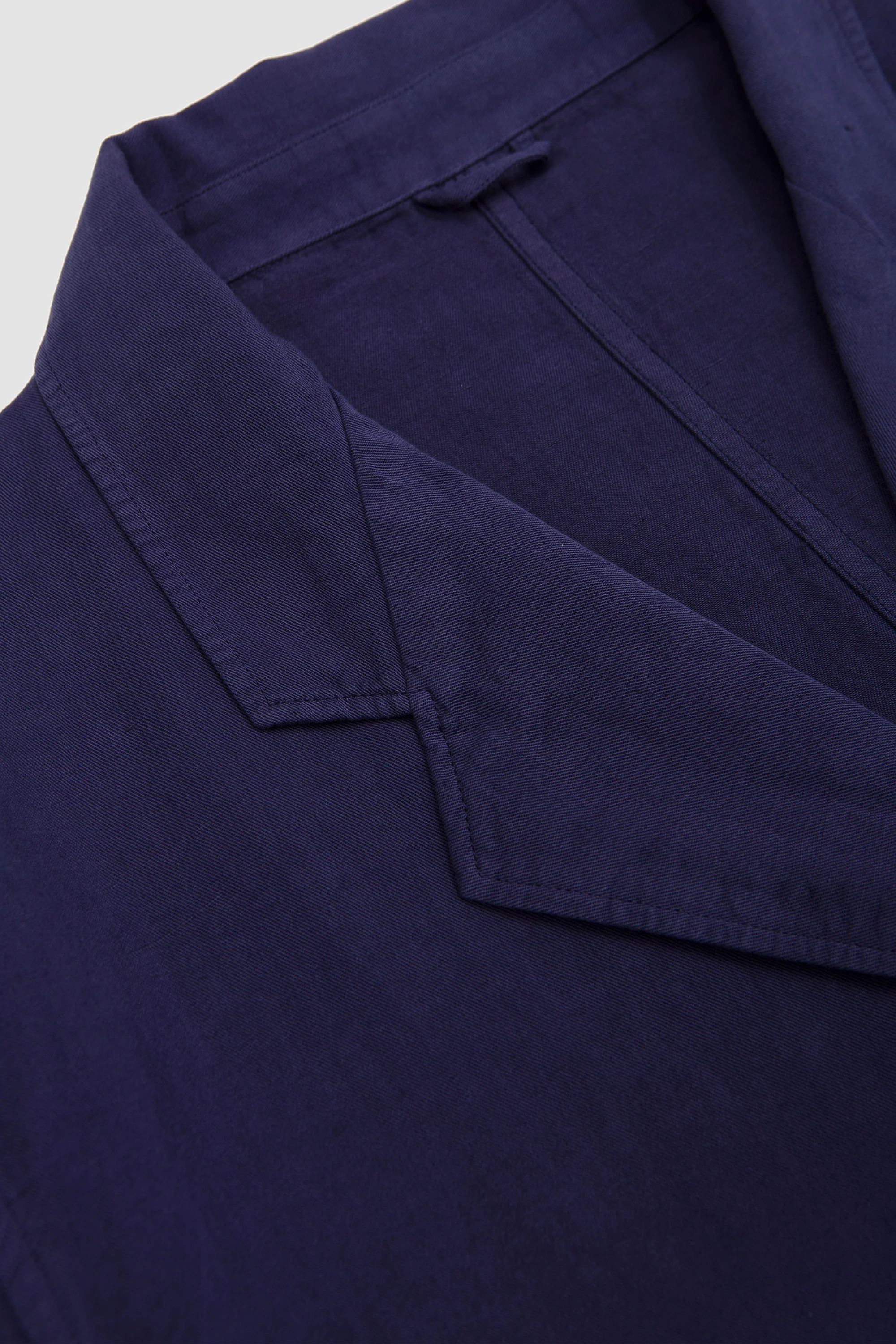 Marne Single Linen Mix Jacket Indigo - Image 8