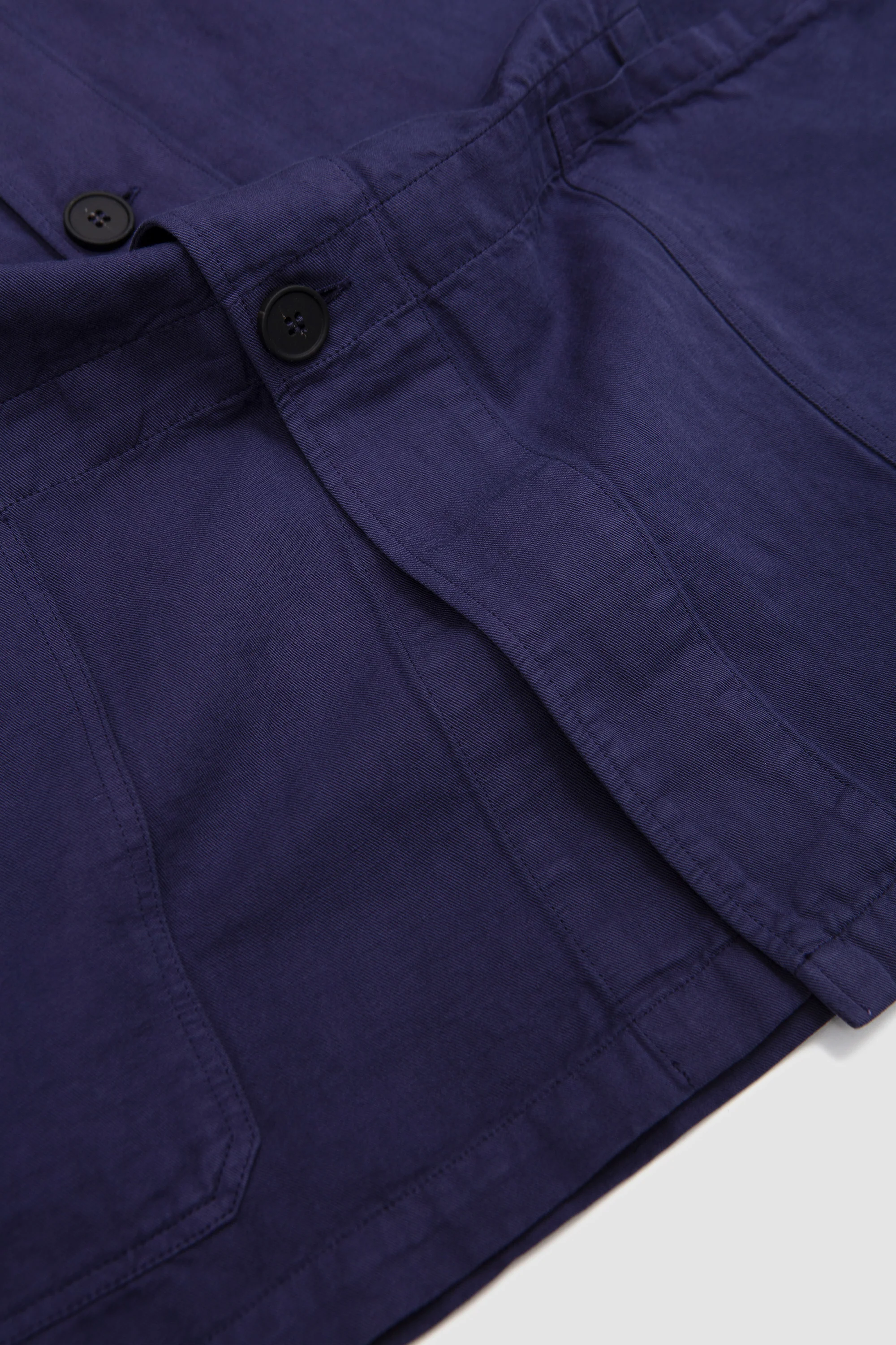 Marne Single Linen Mix Jacket Indigo - Image 9