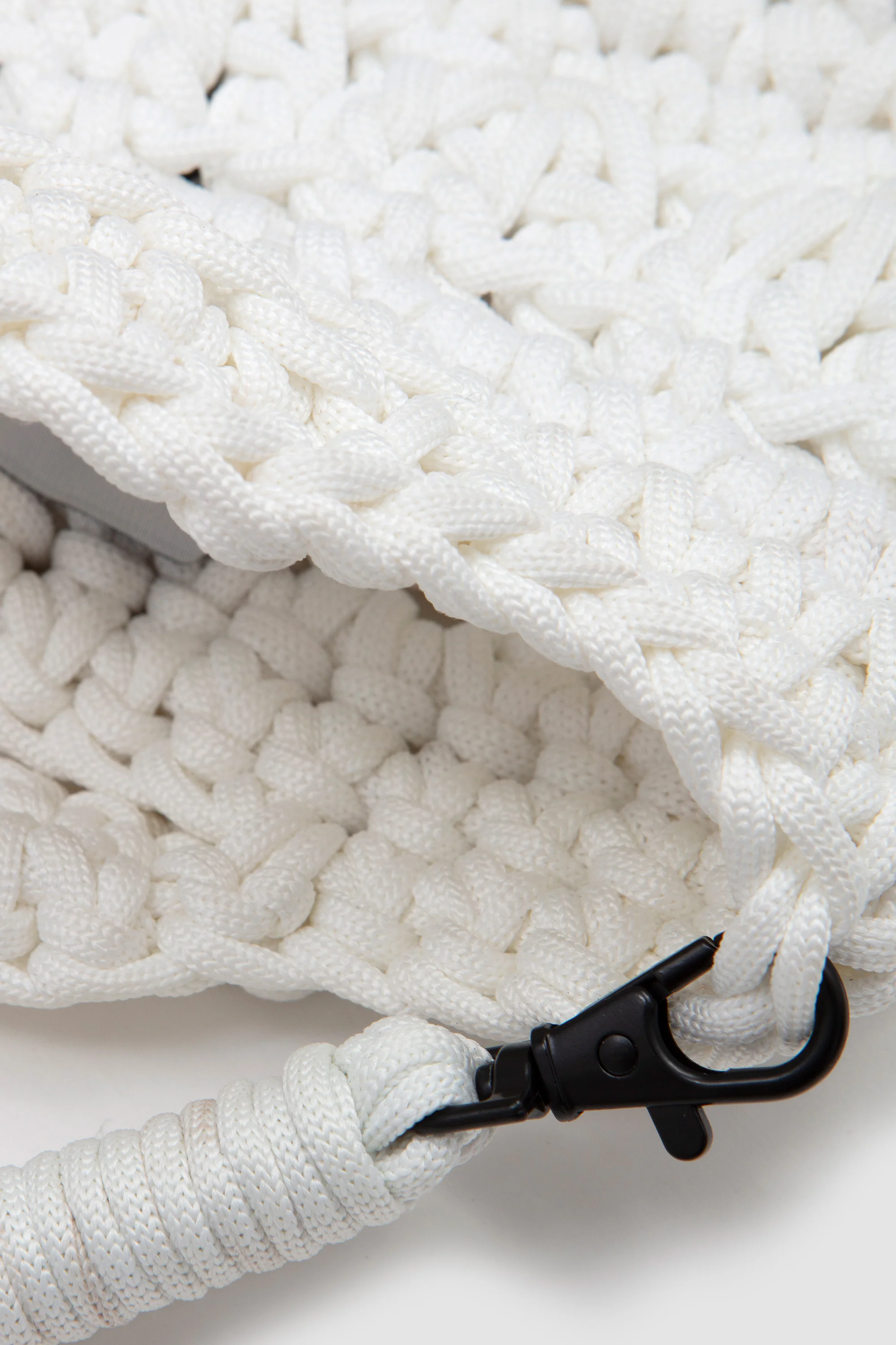 Hand Rope Pouch White - Image 3