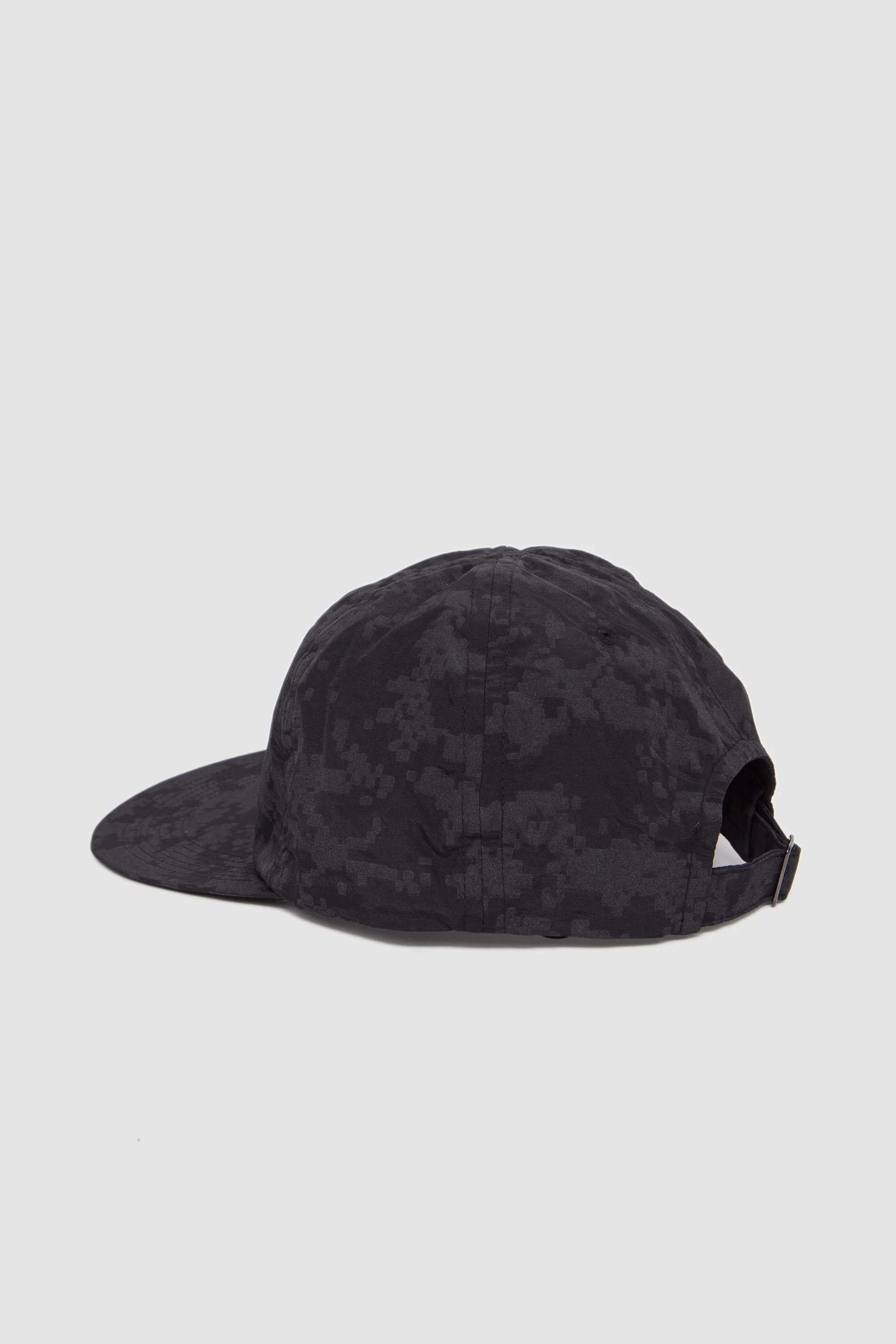 Long Brim 6Panel Cap Reflectar Camo Black - Image 5