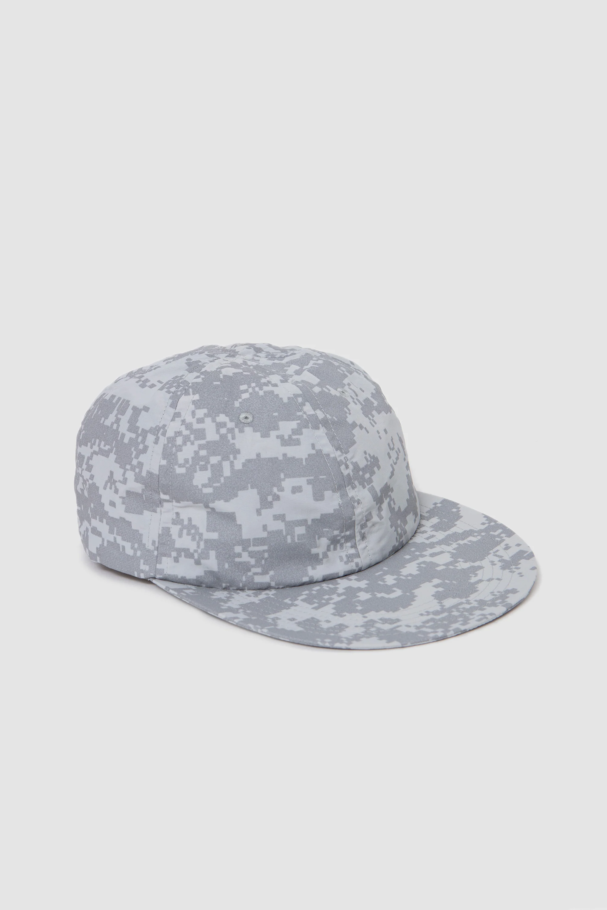 Long Brim 6Panel Cap Reflectar Camo Grey - Image 2