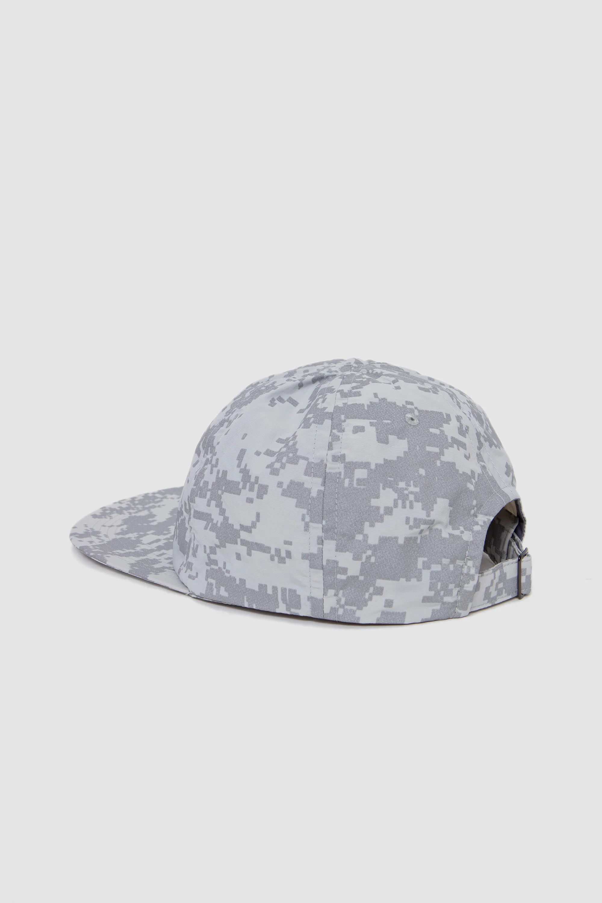 Long Brim 6Panel Cap Reflectar Camo Grey - Image 4