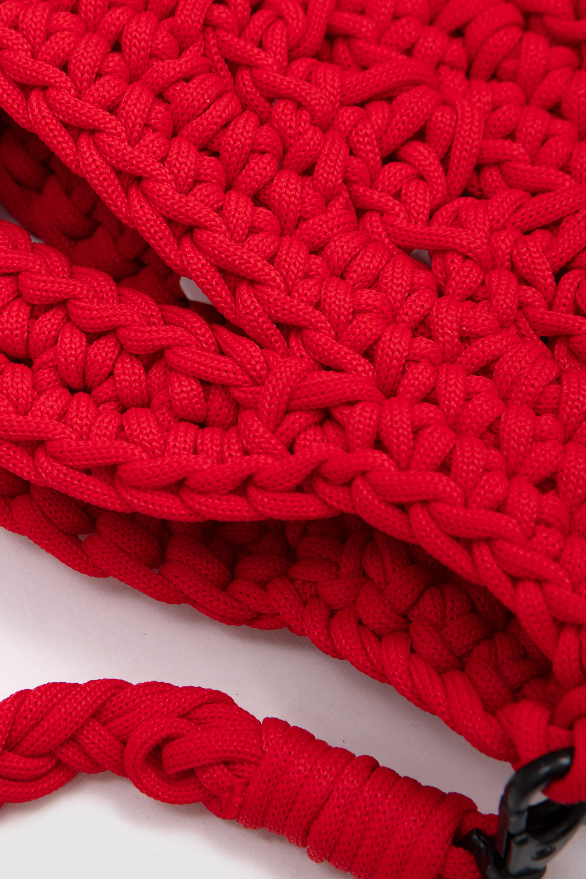 Hand Rope Pouch Red - Image 3