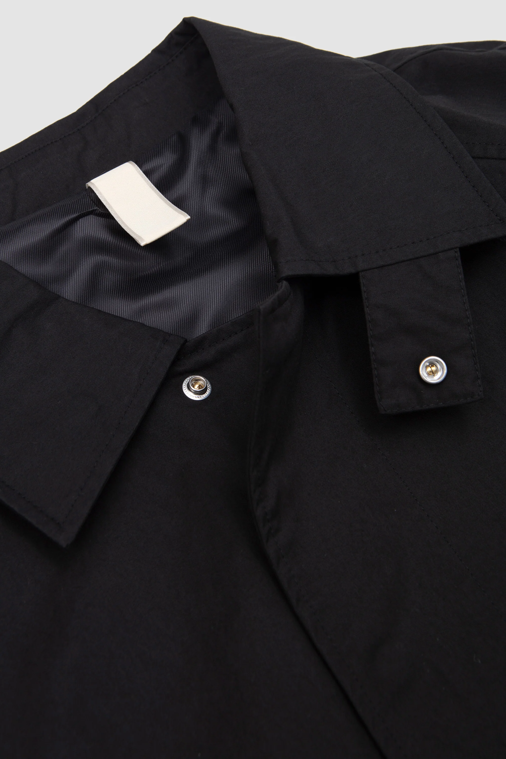 Short Raglan Coat Black - Image 3