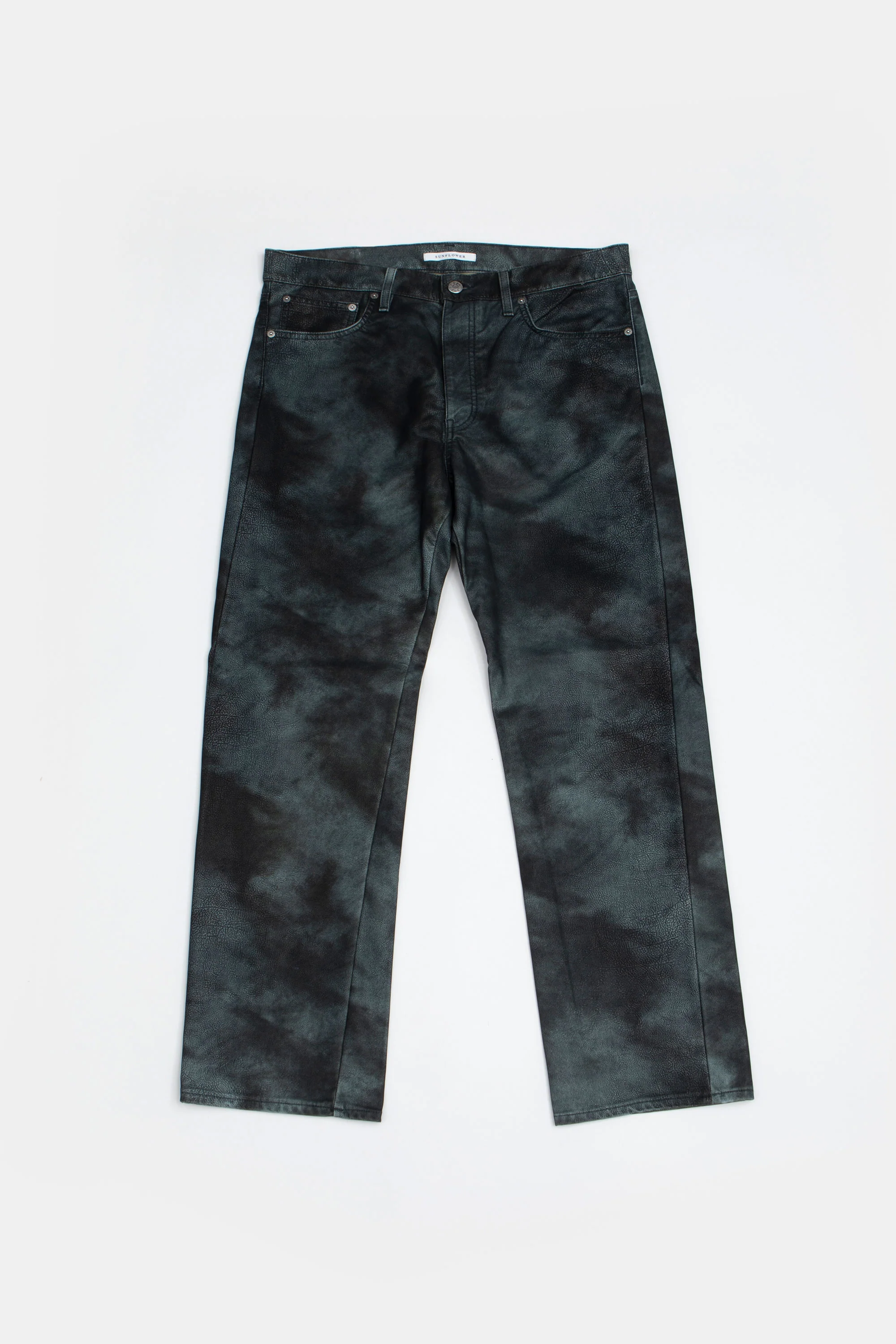 Straight Twist Nubuk Navy Washed