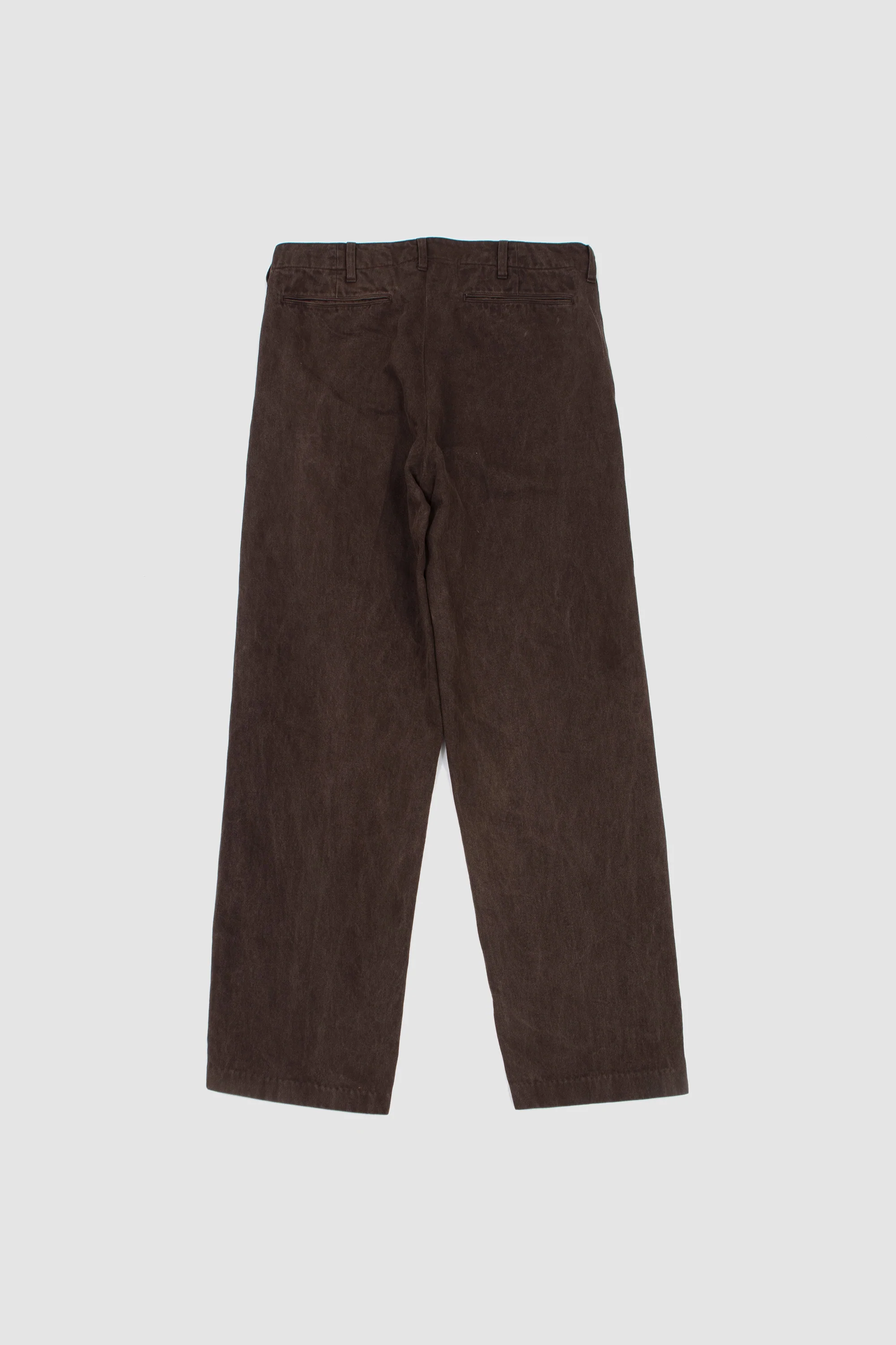 Lot. 221 Field Trousers Mud Dyed Brown - Image 4