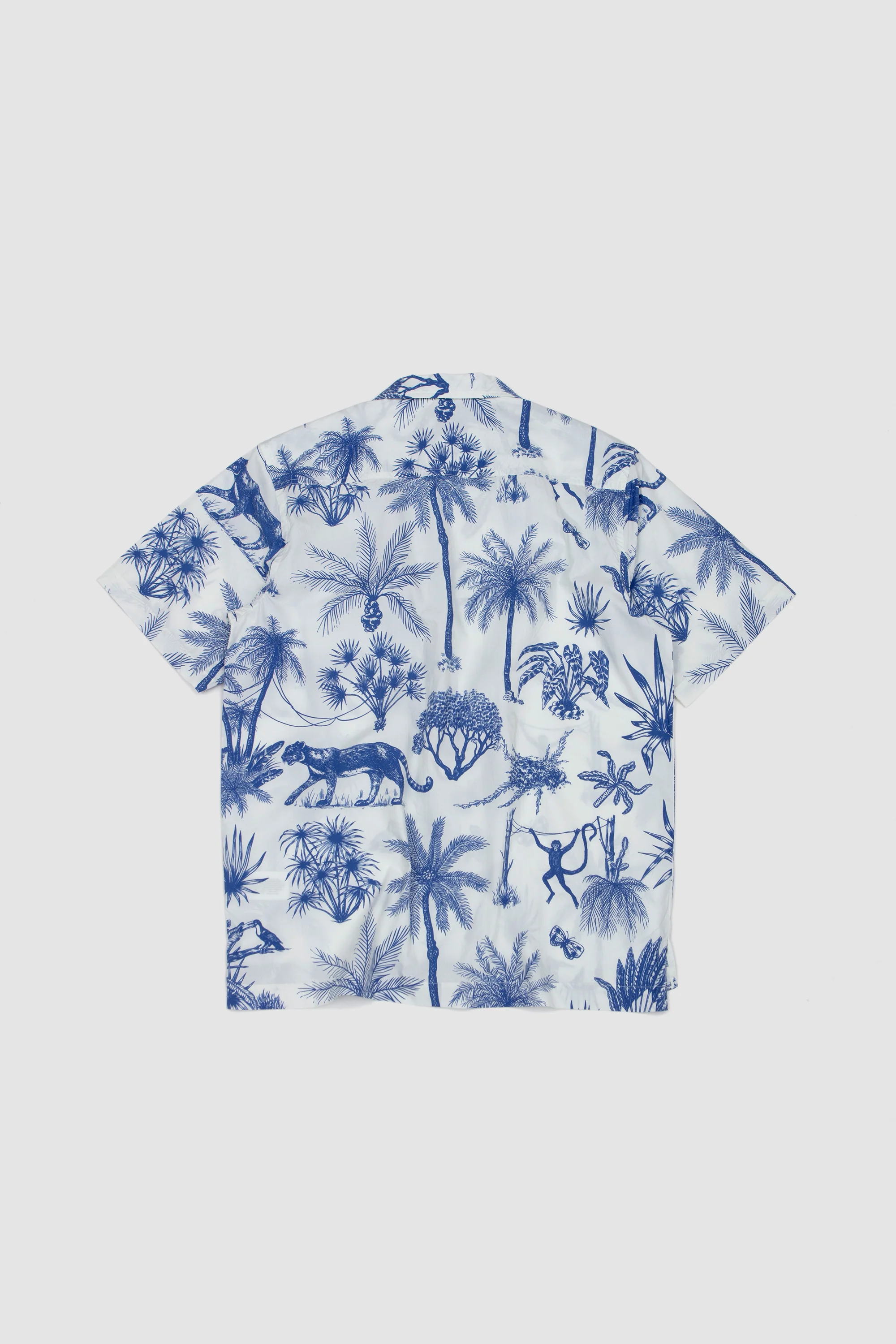 Camp Shirt Jungle Toile Poplin White - Image 5