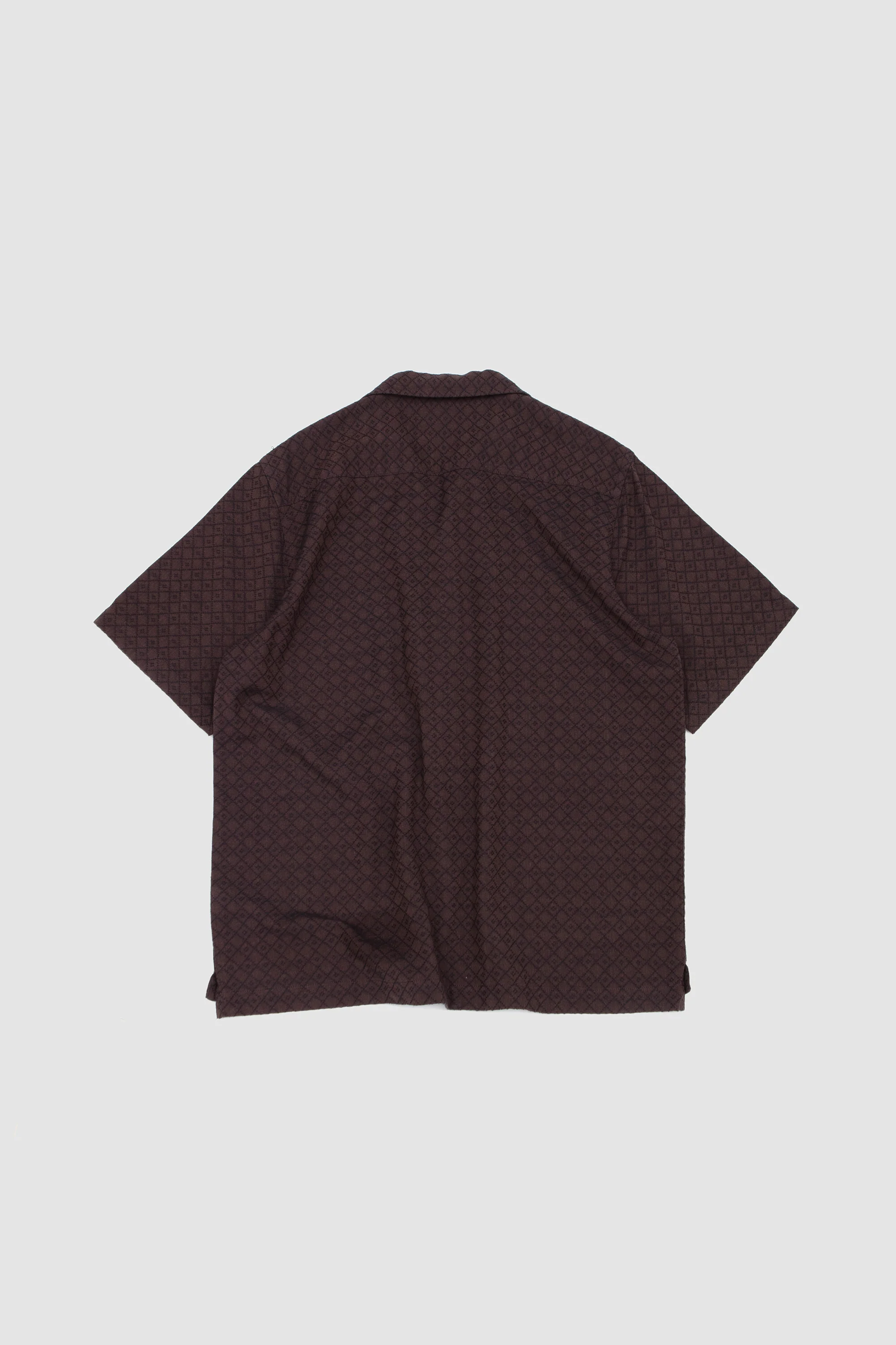 Deck Shirt Diamond Dobby Brown - Image 5