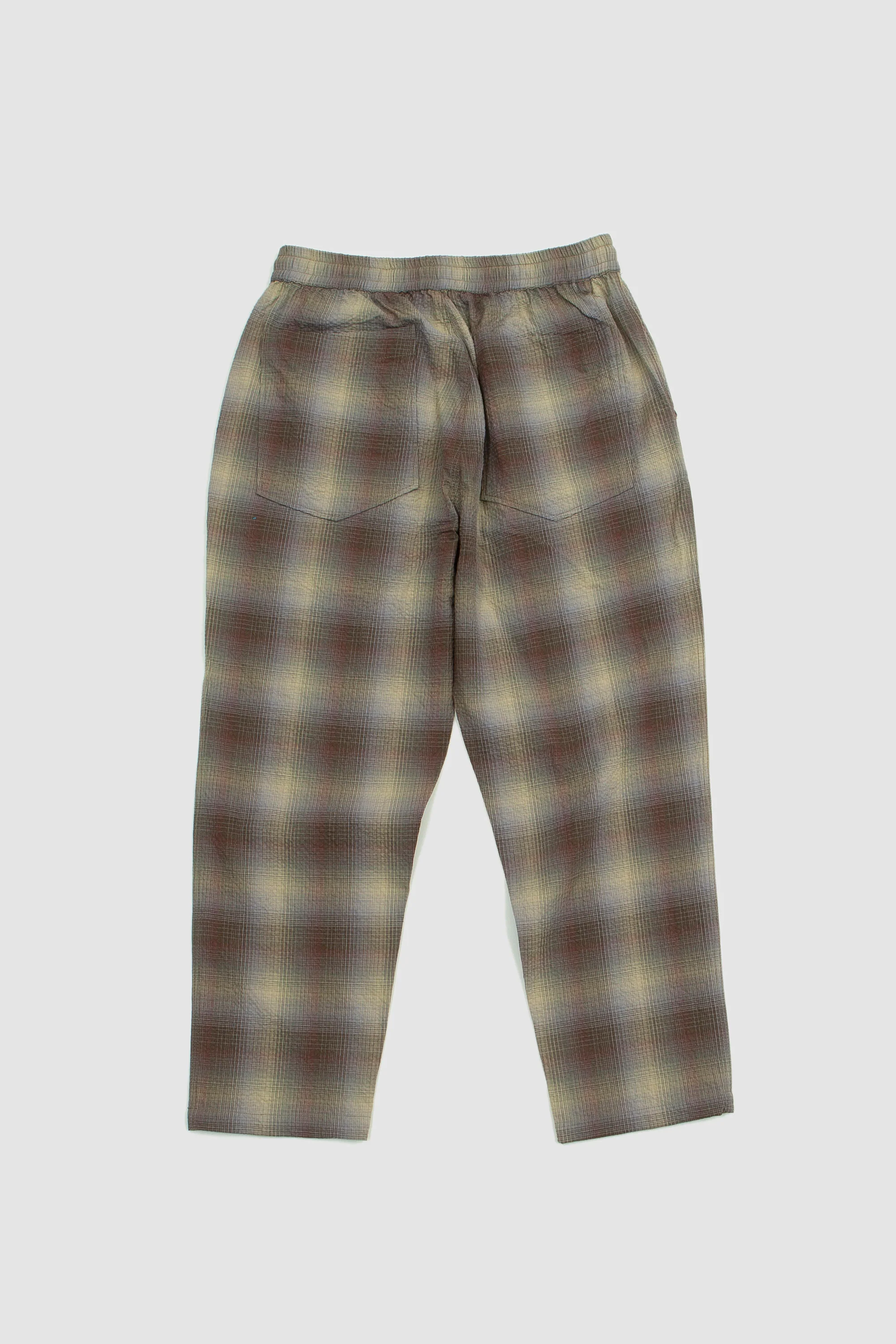 Hi Water Trousers Olive Check PT Seersucker - Image 5