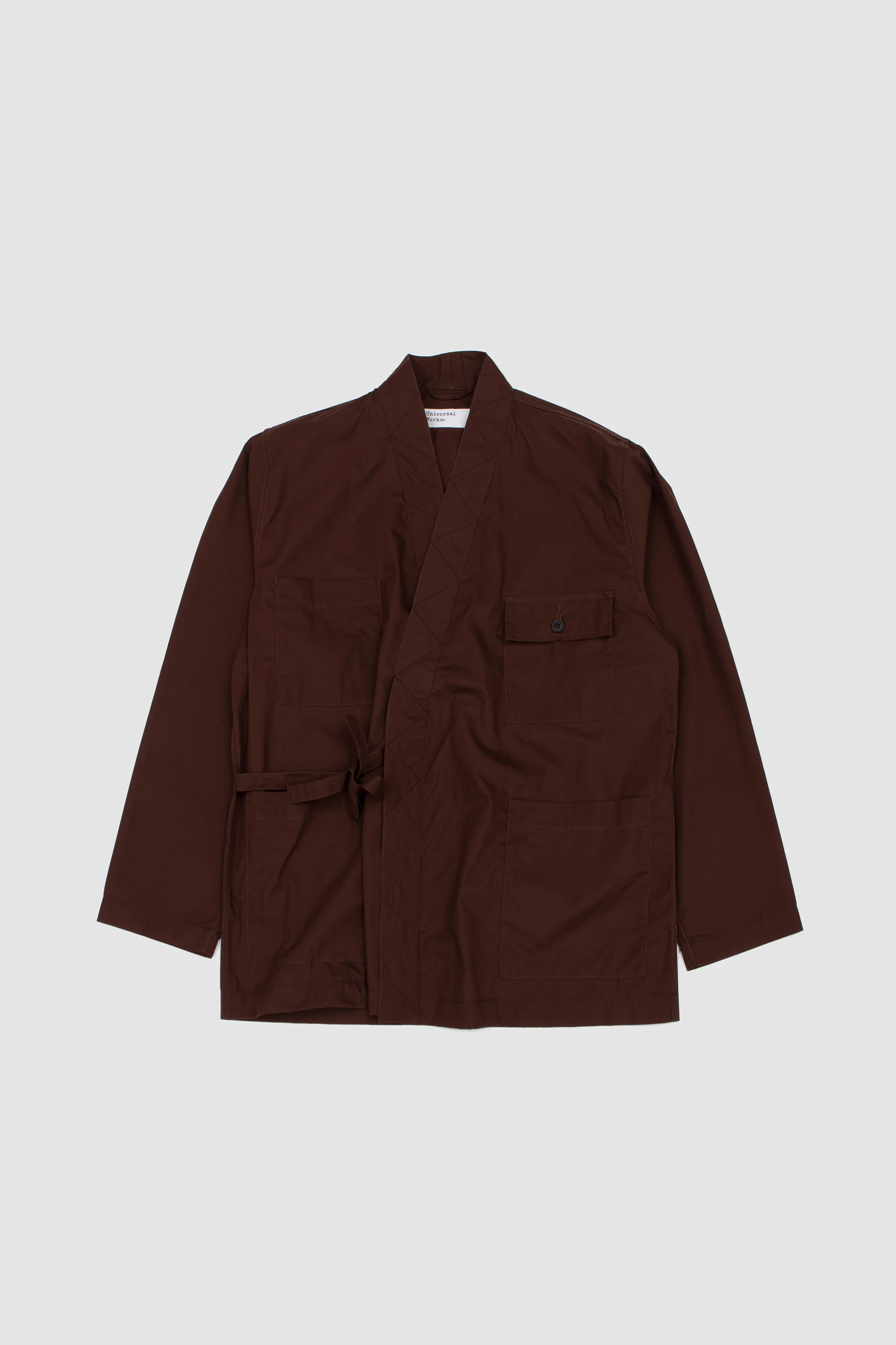 Osaka Work Jacket Peached Poplin Brown - Image 2