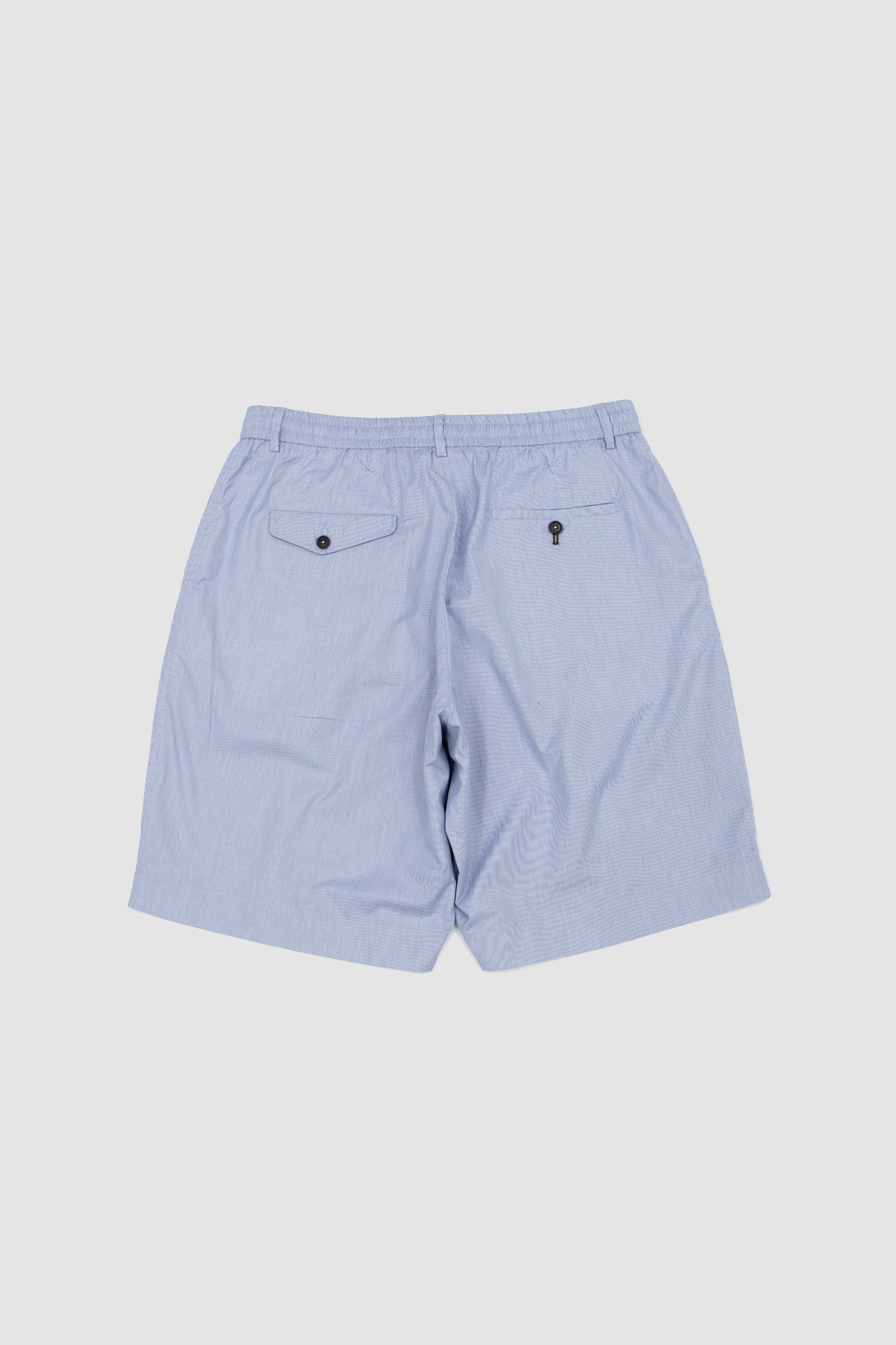 Pleated Track Short Kennedy Stripe Navy - Image 5