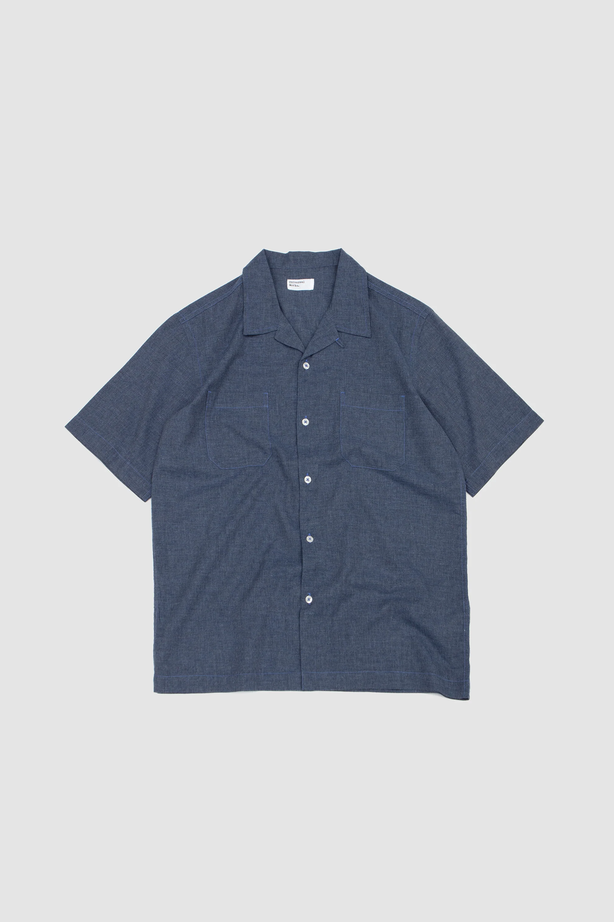 Sal Road Shirt Fine Org. Cotton Indigo