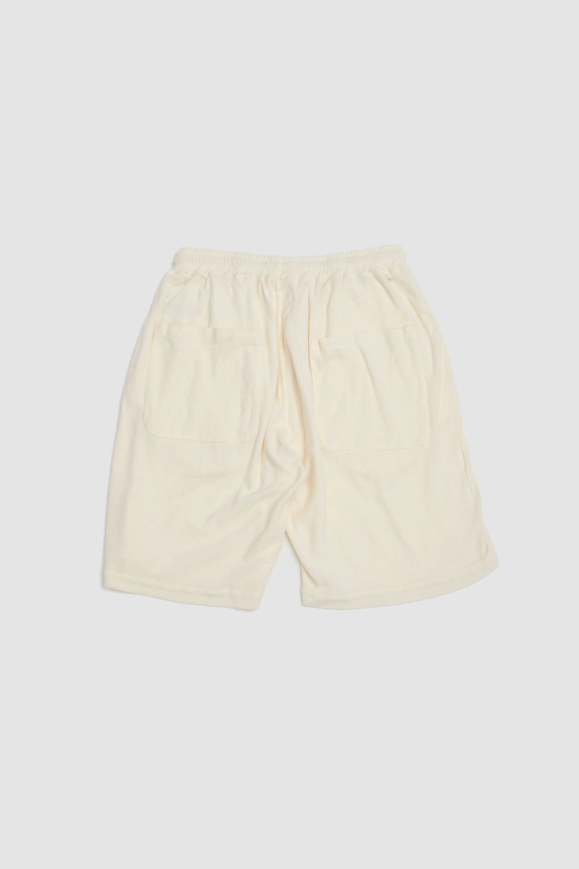 Simple Short Light Weight Terry Ecru - Image 5
