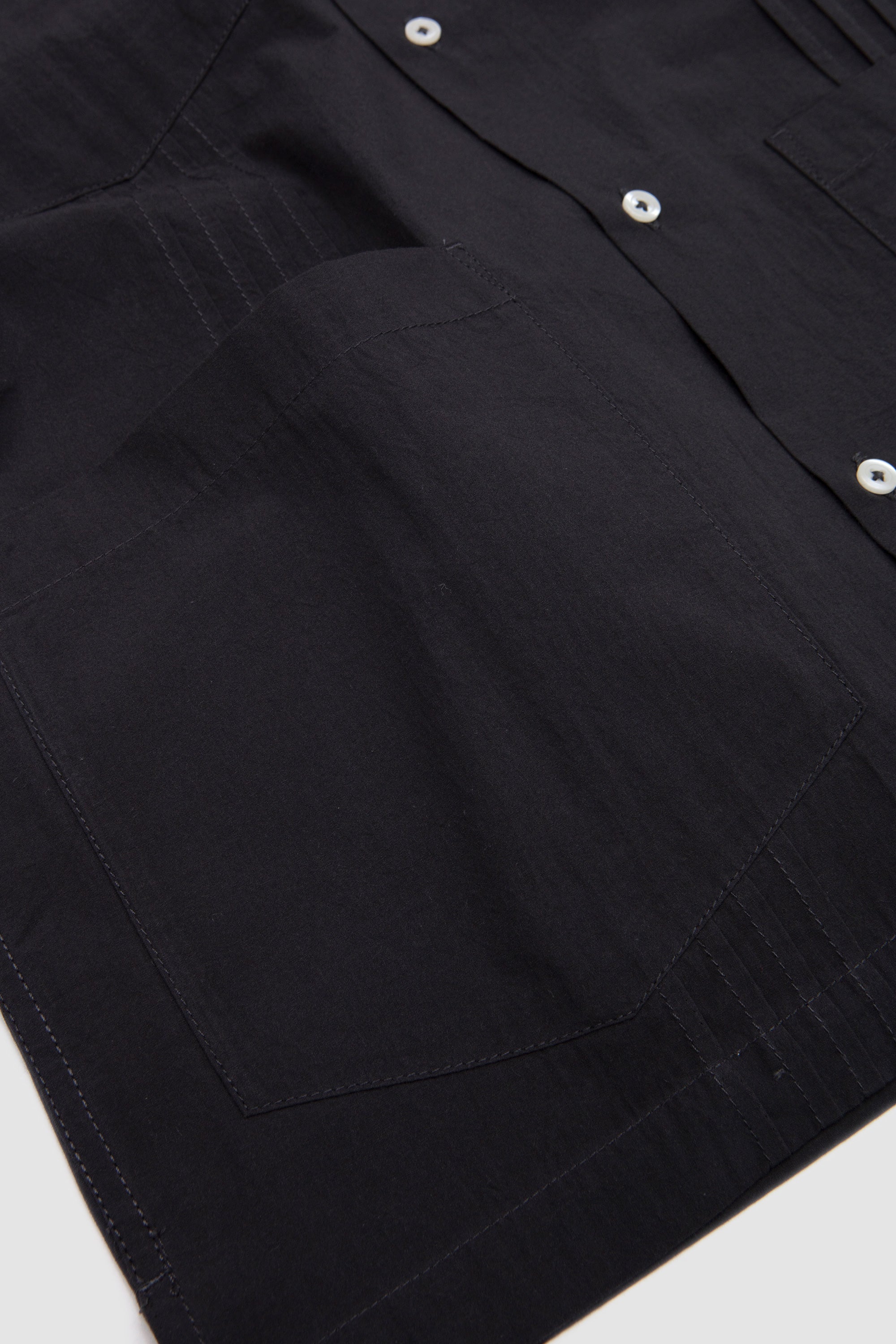 SS Dwight Overshirt Tech Cotton Black - Image 4
