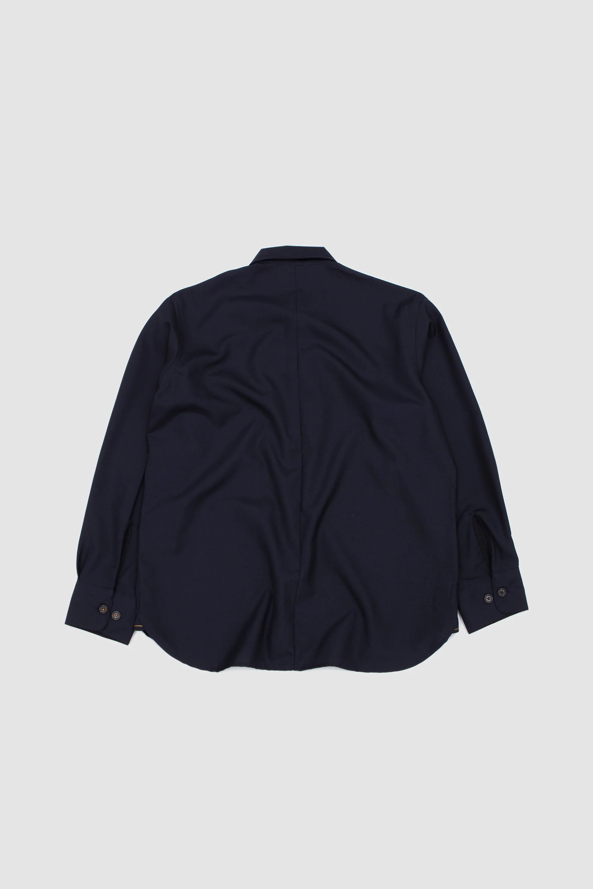 Travail Overshirt Tropical Suiting Navy - Image 5