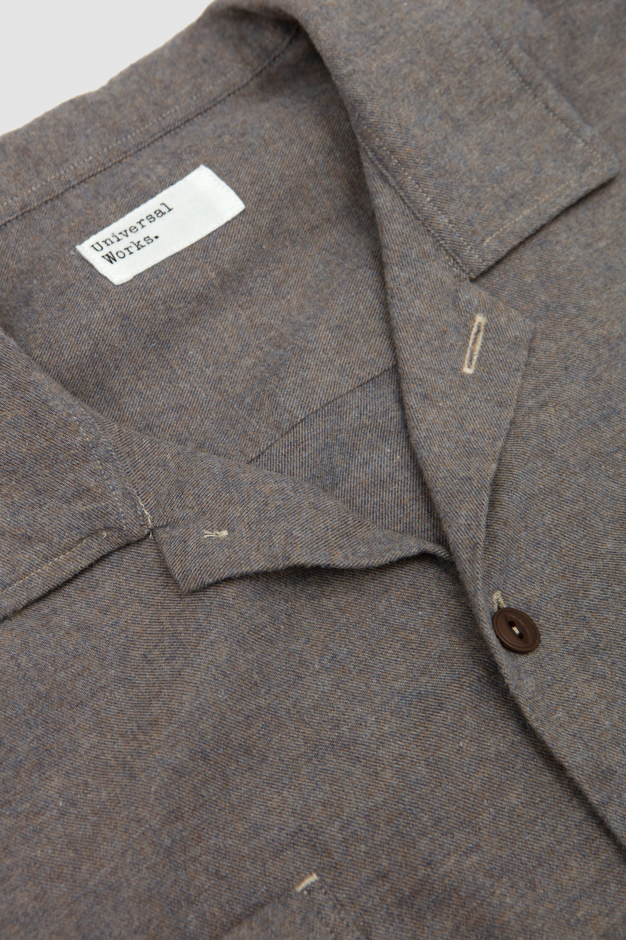 Work Shirt Brushed Flannel Brown - Image 3