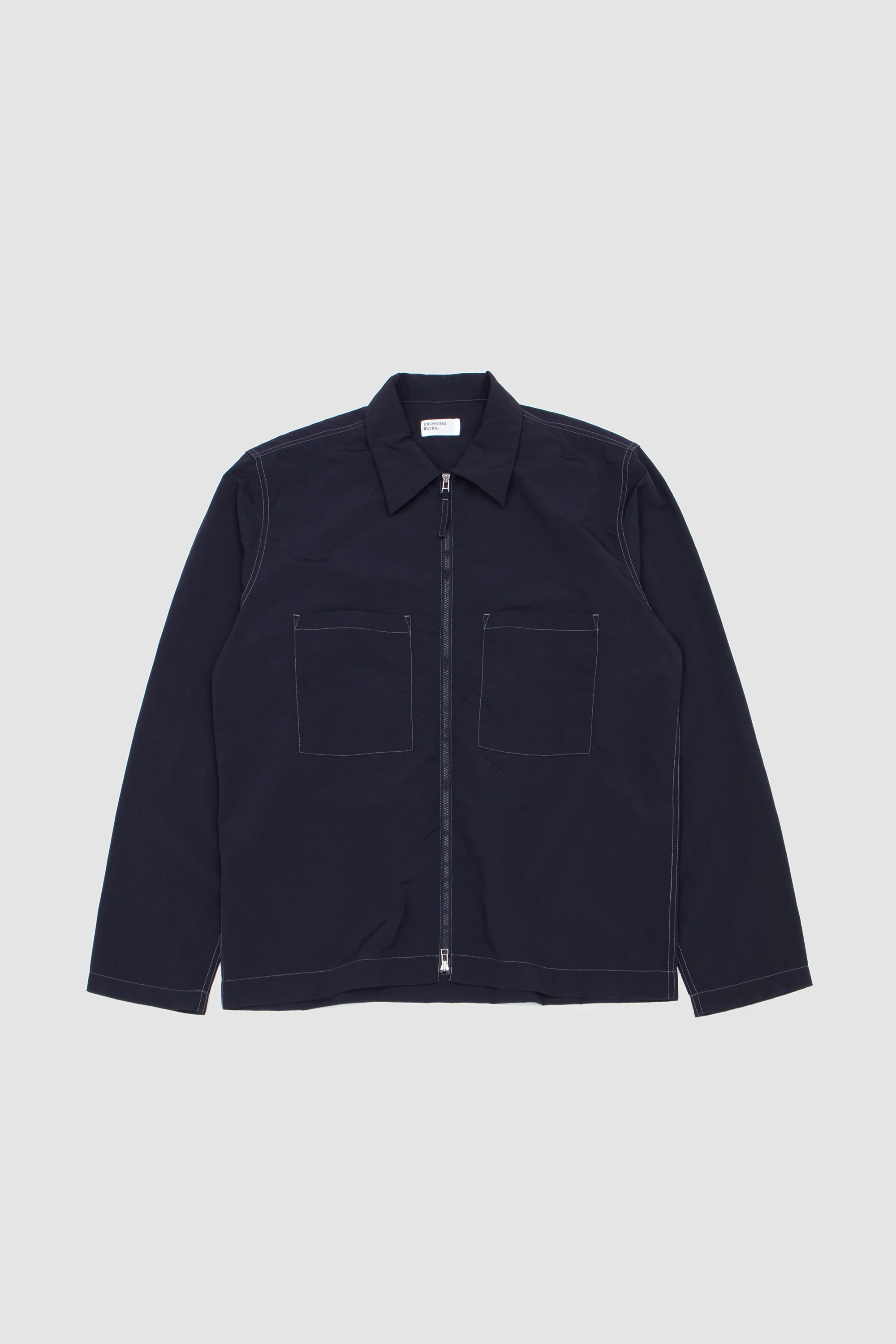 Zip Too Shirt Seo Recycled Nylon Navy - Image 2