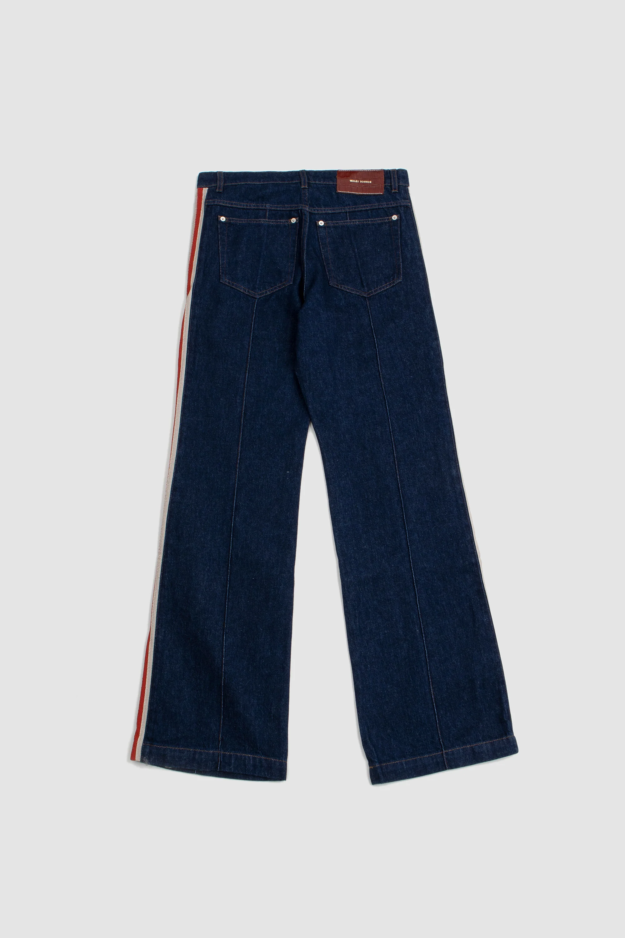 Shadow Denim Trouser Raw Denim Deep Blue - Image 5